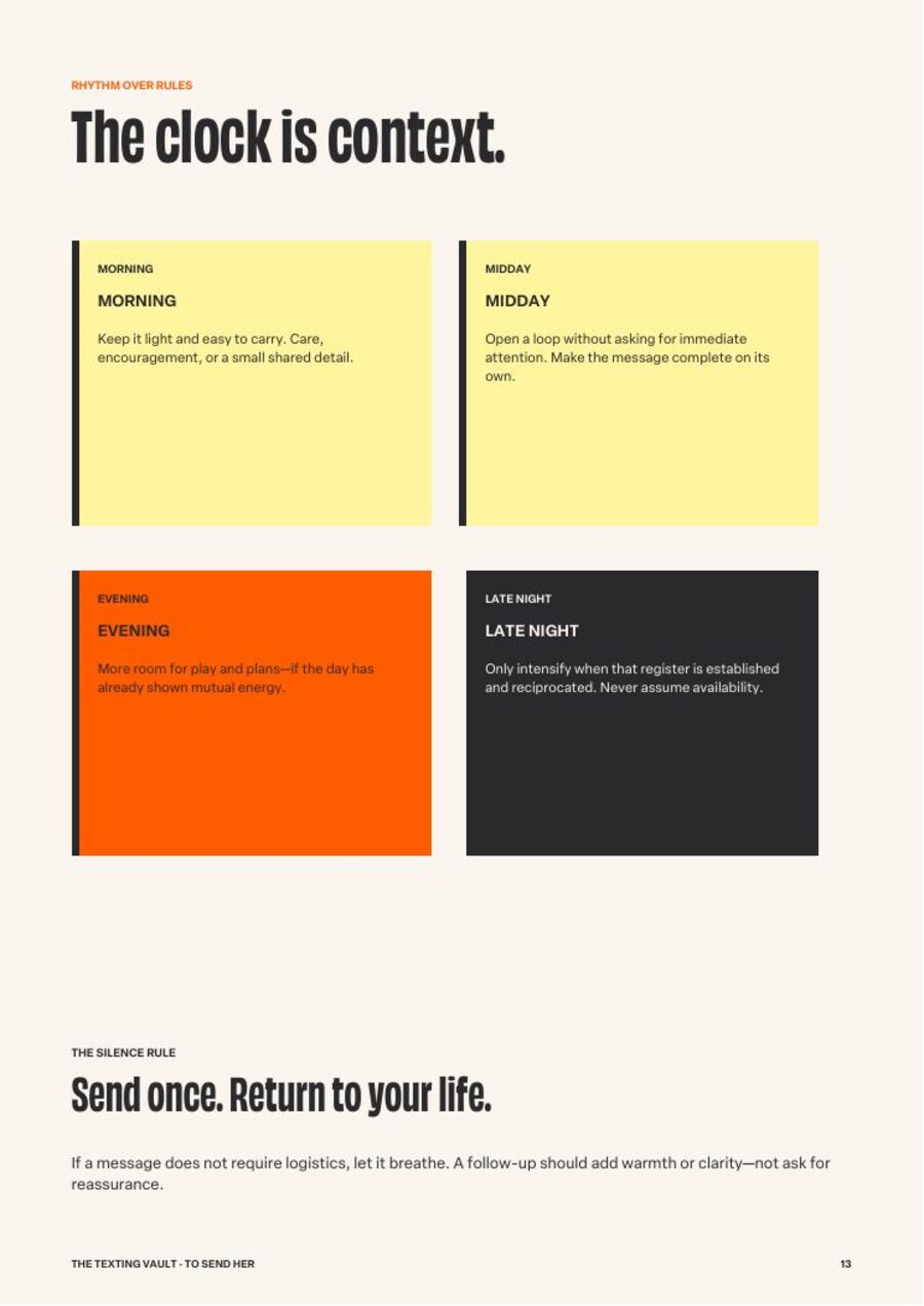 To Send Her — Page 13 of the guide